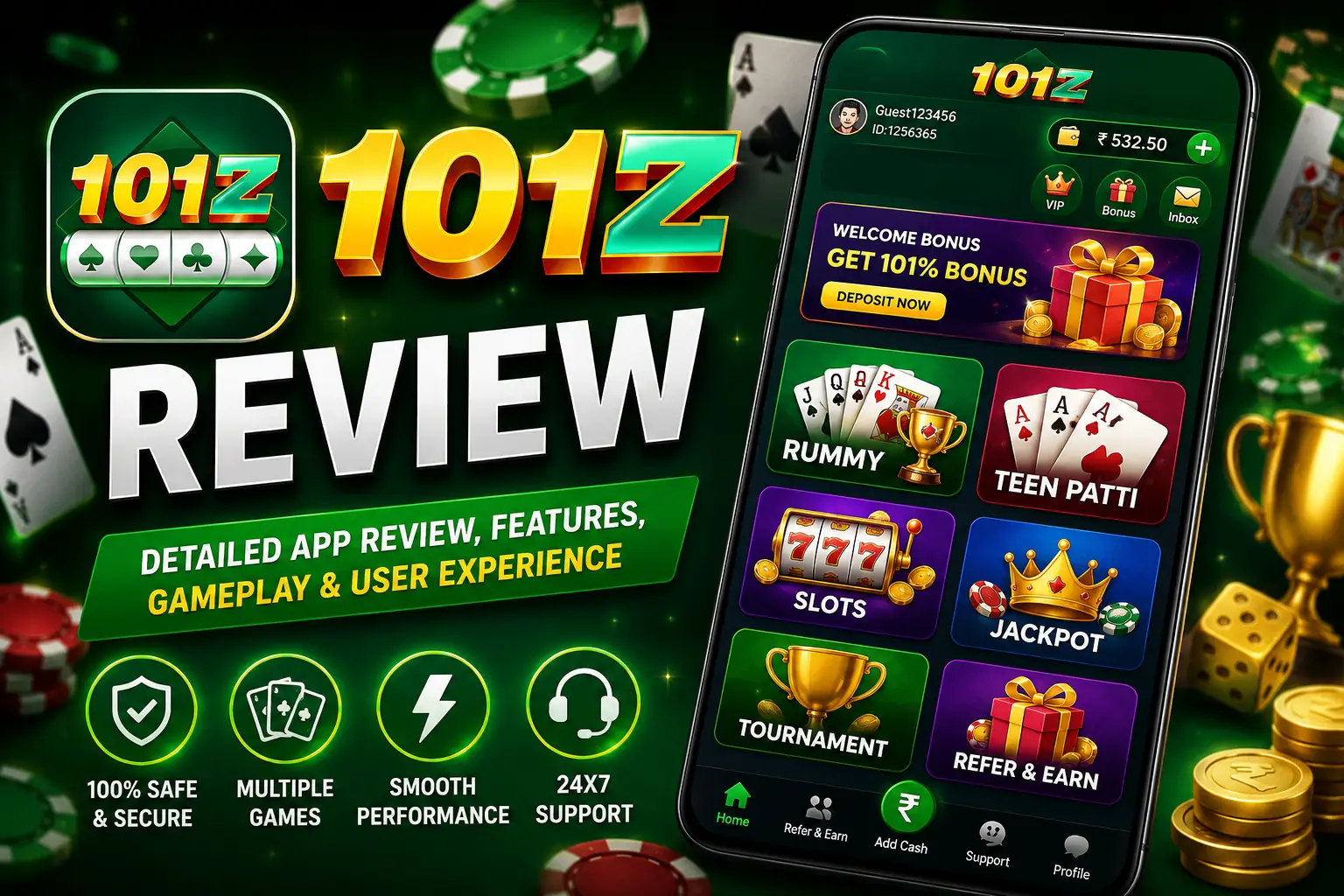 101 Z features and overall app performance review on Android