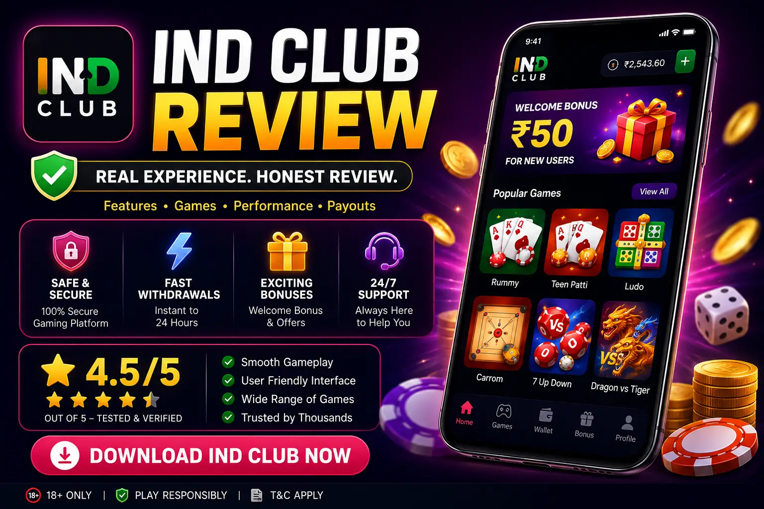 IND Club Review – Personal experience and honest overview of the IND Club mobile gaming platform