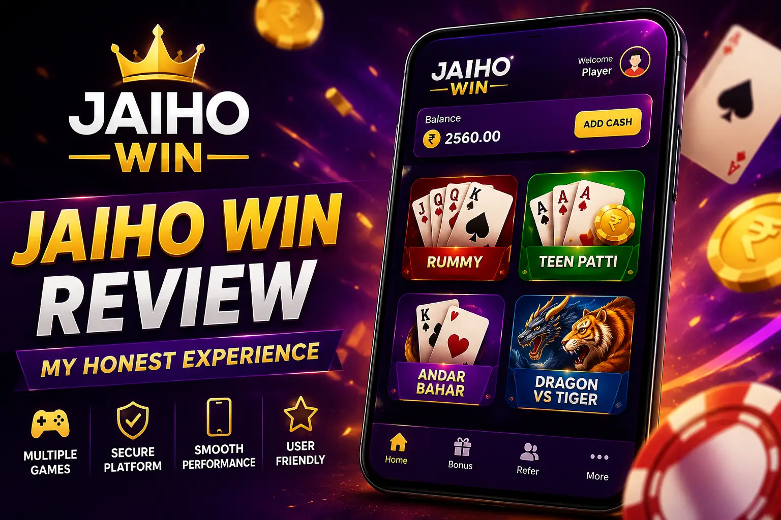 Jaiho Win account registration process showing simple signup steps for new users