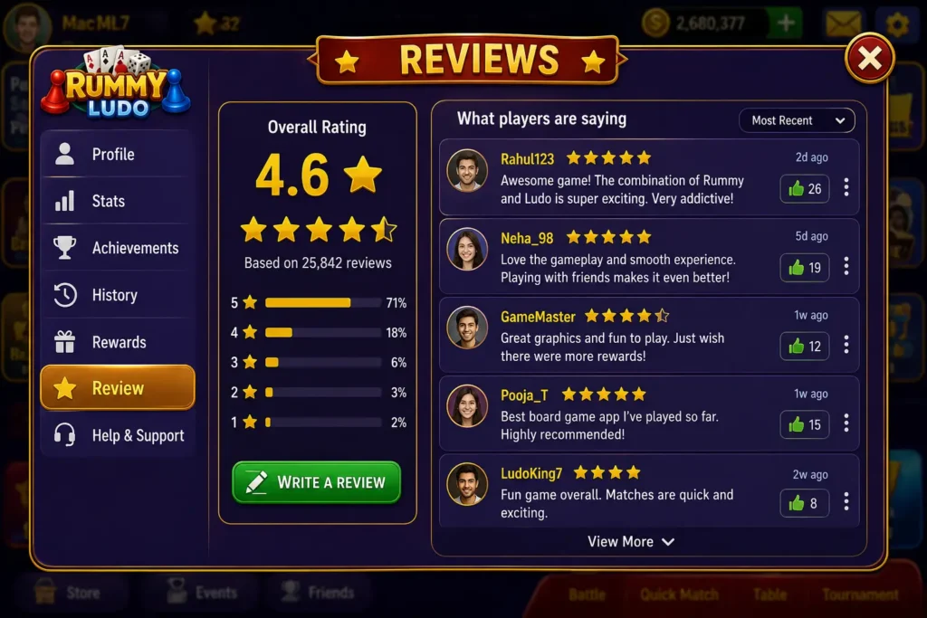 Rummy Ludo review and gameplay overview