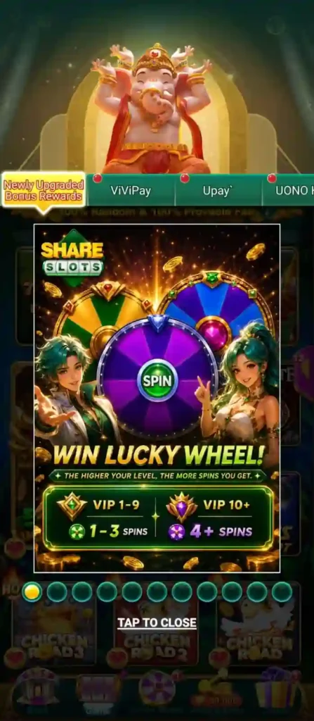 Share Slots app features and gameplay review