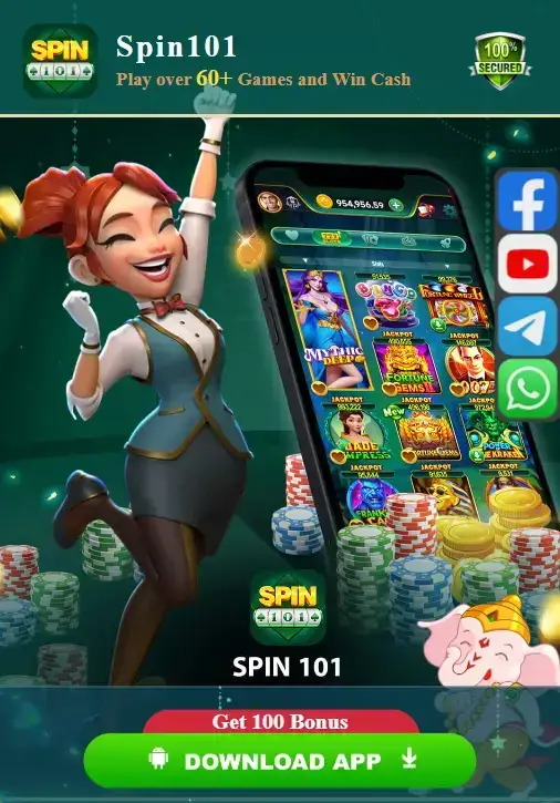Spin 101 APK installation process on an Android device