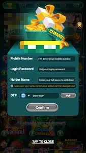 Spin Crush Review – A close-up view of the app interface showing the main spinning screen on an Android device