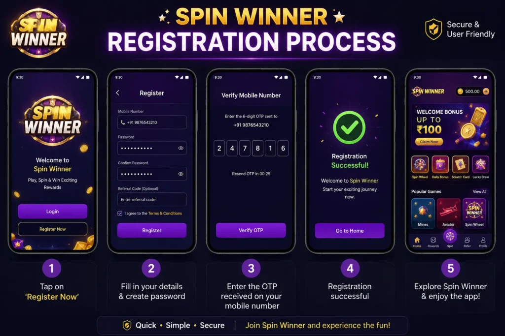 Spin Winner gameplay performance tested on Android showing smooth graphics and responsive controls