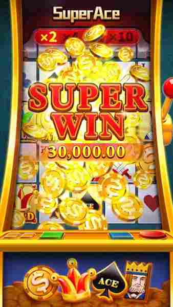 Ace Super card-themed slot game screen
