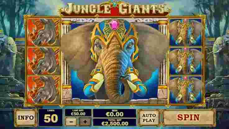 Jungle Giant slot game screen on Rumble Rummy