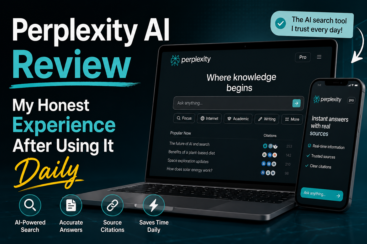 Perplexity AI Pro vs free plan comparison for research and productivity use