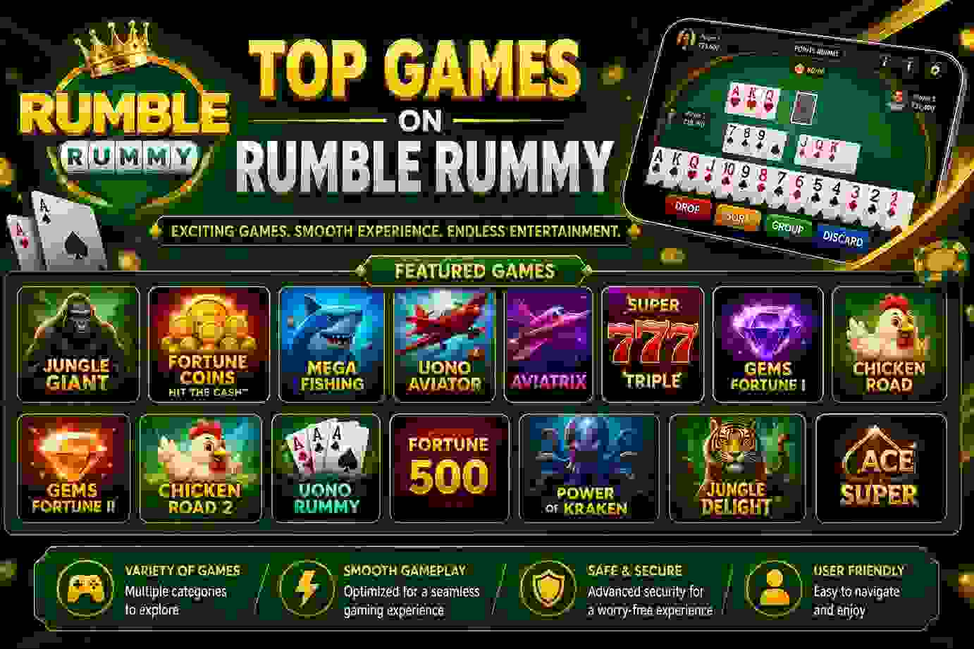Top Games on Rumble Rummy: Complete Guide to the Best Skill Games in 2026
